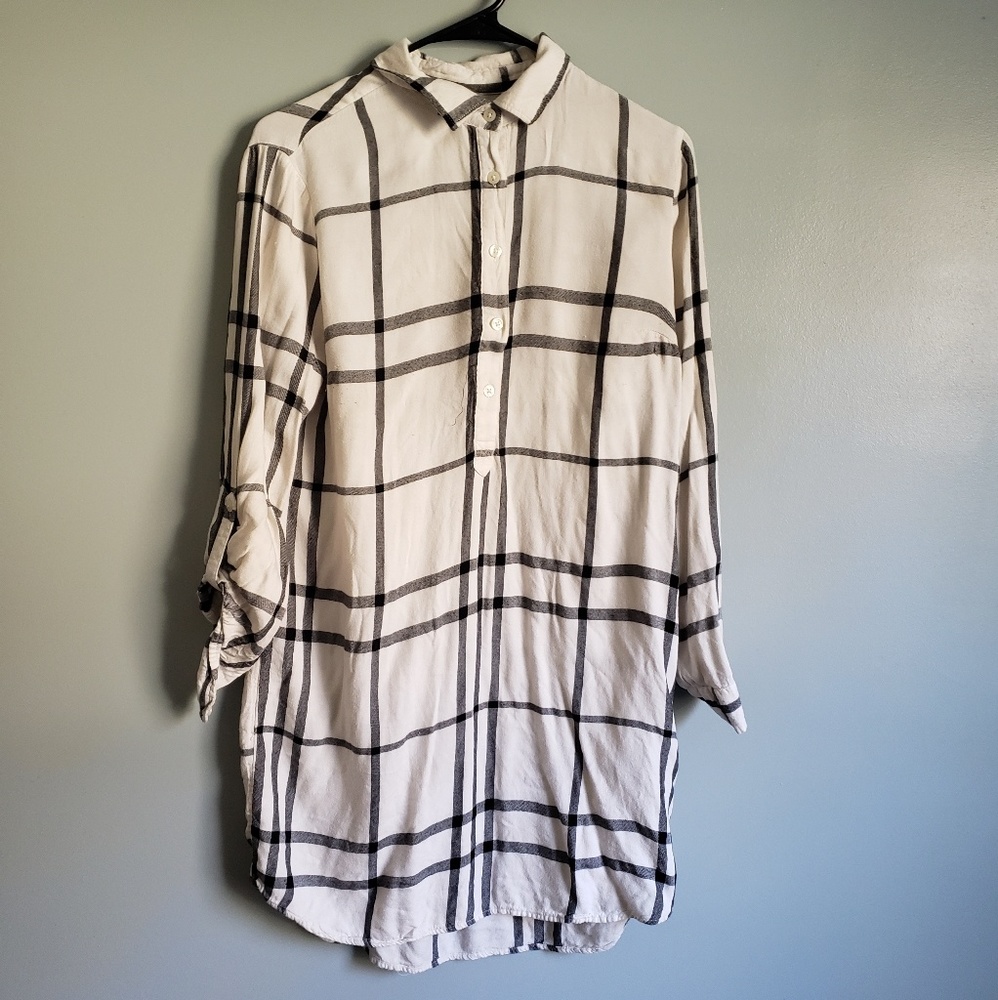 Tunic flannel dress